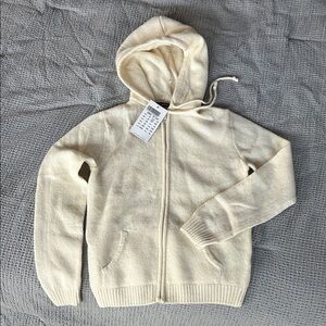 Brandy Melville Yellow Hoodie Sweater